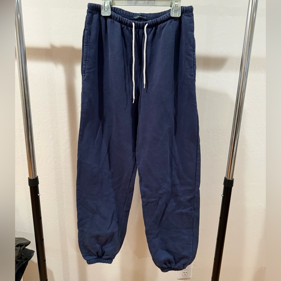 Brandy Melville Navy Blue Drawstring Sweatpants - Picture 3 of 3